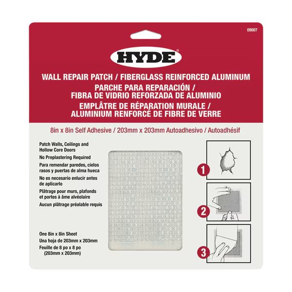 Wall Repair Patch 8X8, Hyde, Mfr#: 09007